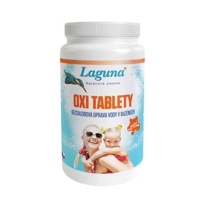 Bezchlorová chemie do bazénu – Laguna OXI Mini tablety 1kg